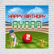 Cricket Theme Personalized Backdrop Hot on Sale