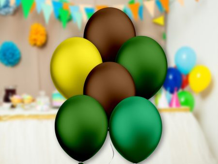 Jungle Theme Colour 60 Pcs Balloons Hot on Sale