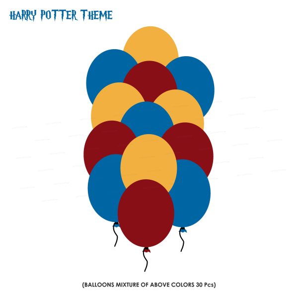 Harry Potter Theme Colour 30 Pcs Balloons Discount