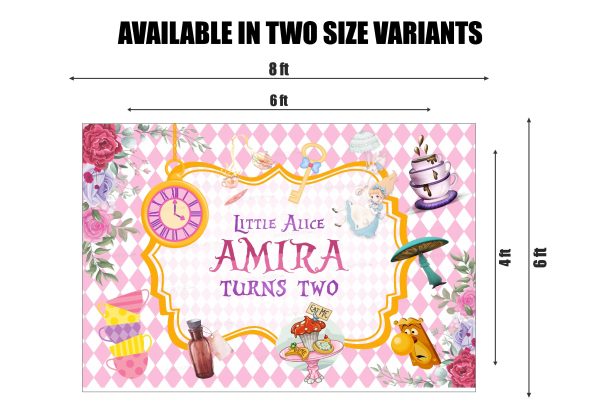 Alice in Wonderland Customized Backdrop For Discount