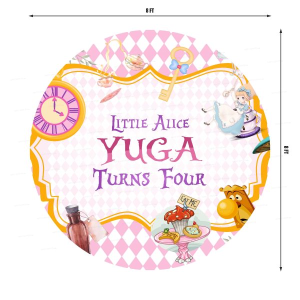 Alice in Wonderland Customized Backdrop For Discount