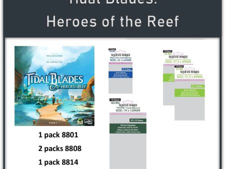 Sleeve Kings - Sleeve Bundle - Tidal Blades: Heroes of the Reef Online Hot Sale