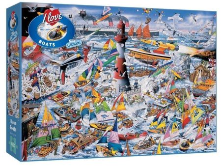 Puzzle - Gibsons - I Love Boats (1000 Pieces) Cheap