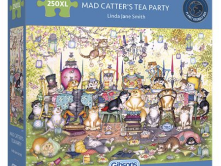 Puzzle - Gibsons - Mad Catter s Tea Party (250XL Pieces) Hot on Sale