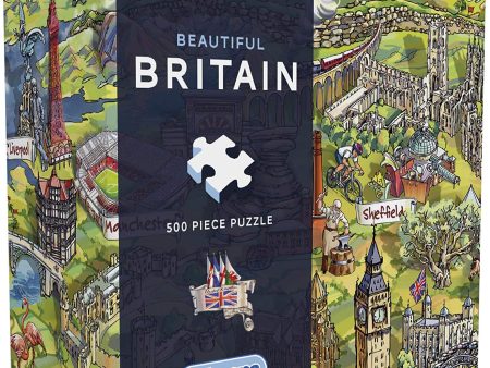 Puzzle - Gibsons - Beautiful Britain (500 Pieces) Hot on Sale