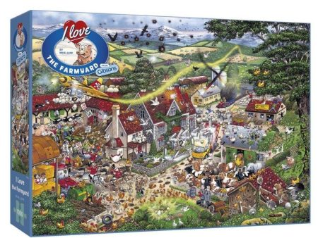 Puzzle - Gibsons - I Love the Farmyard (1000 Pieces) Hot on Sale