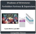 Sleeve Kings - Sleeve Bundle - Shadow of Brimstone: Forbidden Fortress & Expansions on Sale