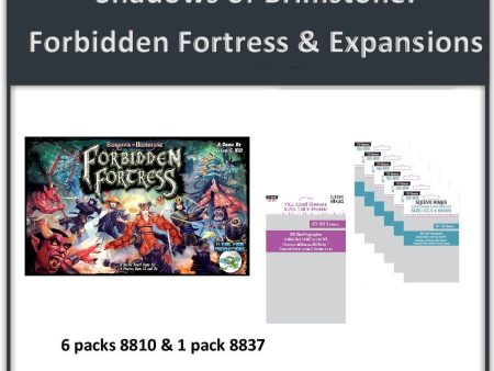 Sleeve Kings - Sleeve Bundle - Shadow of Brimstone: Forbidden Fortress & Expansions on Sale