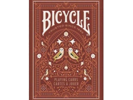 Bicycle Playing Cards - Aviary Orange Hot on Sale