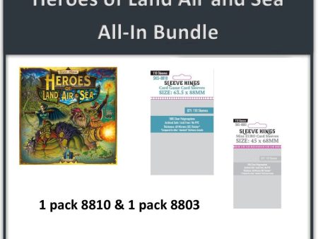 Sleeve Kings - Sleeve Bundle - Heroes of Land, Air & Sea All-In Hot on Sale