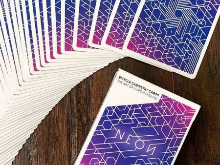 Bicycle Playing Cards - Neon Blue Aurora For Cheap