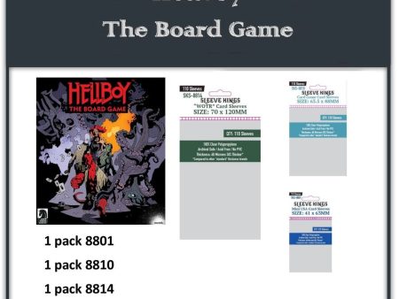 Sleeve Kings - Sleeve Bundle - Hellboy: The Board Game Supply