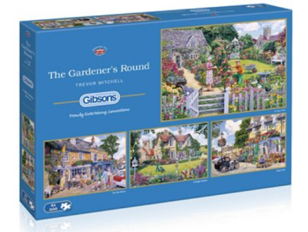 Puzzle - Gibsons - The Gardener s Round (4 Puzzles) (500 Pieces) Supply